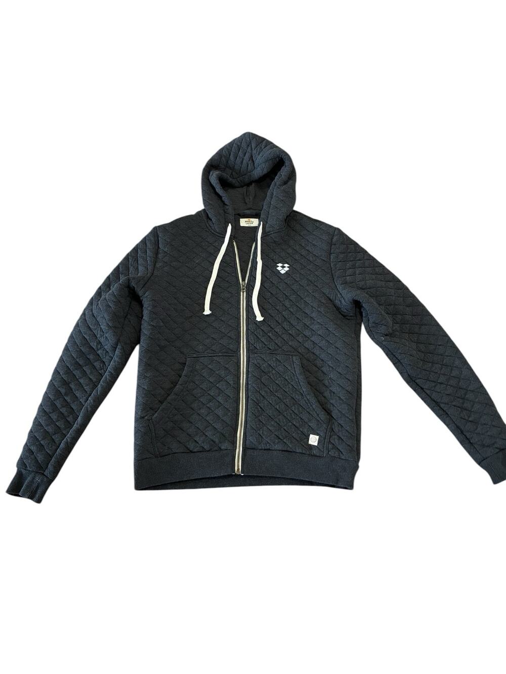 Marine Layer Corbet Quilted Zip Up Hoodie